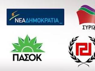 Φωτογραφία για Nέα δημοσκόπηση: Πρώτο κόμμα ο ΣΥΡΙΖΑ, τρίτο η Χρυσή Αυγή