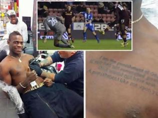 Φωτογραφία για Σκόραρε και το γιόρτασε με... τατουάζ ο Μπαλοτέλι!