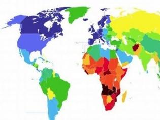 Φωτογραφία για Χάρτης Σοκ - Πόσο θα ζήσουμε ανάλογα με τη... χώρα που μένουμε