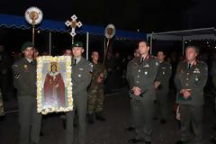 Εορτασμός της Αγίας Βαρβάρας προστάτιδος του Πυροβολικού στη Λάρισα στο 