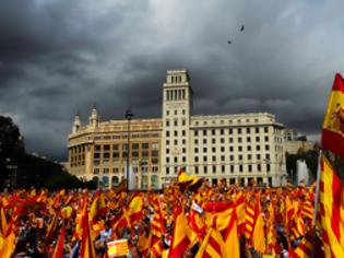 Φωτογραφία για Διαδηλώσεις στην Ισπανία κατά της απόσχισης της Καταλονίας