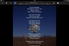 Lyrics for iPad: Cydia tweak free