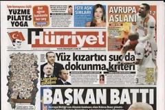 Ο τίτλος της χθεσινής Hürriyet:«Ο πρόεδρος χρεοκόπησε»!