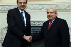Ολοκληρώθηκε η συνάντηση Σαμαρά-Χριστόφια