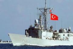 Τουρκική κορβέτα «έκοβε βόλτες» σε ελληνικά ύδατα
