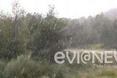 Στην Χαλκίδα μπορεί να βρέχει, στα ορεινά όμως πέφτει χιονόνερο!