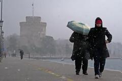Παγωνιά στη Θεσσαλονίκη αναφέρει αναγνώστης