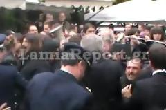 Επεισόδια είχαμε και στην Λαμία