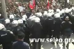 Βίντεο από τα επεισόδια μετά το τέλος της παρέλασης στη Θεσσαλονίκη