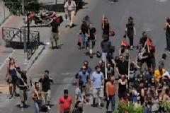 Πάτρα τώρα: Συγκέντρωση αντιεξουσιαστών στην πλατεία Αγ. Γεωργίου και στο Μαραγκοπούλειο