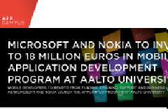 Microsoft και Nokia: 18 εκατομμύρια ευρώ για την ανάπτυξη apps