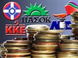 Φωτογραφία για Δίνουν 8 εκ. ευρώ στα κόμματα για “έρευνα”!