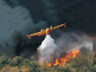 Φωτογραφία για Σε εξέλιξη μεγάλη πυρκαγιά στη Σκύρο