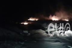 Αλιβέρι: Θα κοιμηθούν παρέα με την φωτιά...