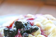 Τάρτες με κρέμα και blueberries