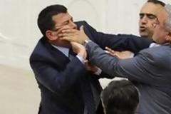 Σκηνές απείρου κάλλους στο τουρκικό κοινοβούλιο
