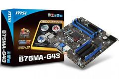 MSI B75MA-G43- Νέα LGA1155 motherboard