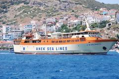 Αδυναμία προσέγγισης του Νήσος Κάλυμνος σε Πυθαγόρειο και Αγαθονήσι