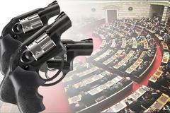 Κανονικά και με όπλα μπορούν να κυκλοφορούν οι βουλευτές στο κοινοβούλιο..