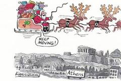Guardian: Ο Άγιος Βασίλης δεν... σταματάει φέτος στην Ελλάδα