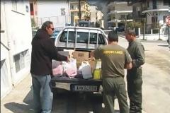 Οι κυνηγοί στην Ξάνθη συλλέγουν τρόφιμα και τα παραδίδουν στη μητρόπολη