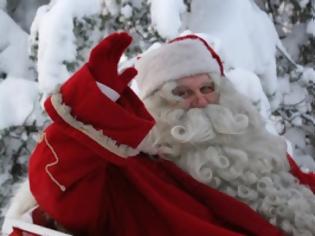 Φωτογραφία για Ο Άγιος Βασίλης πέρνάει με το έλκηθρό του από την Ελλάδα