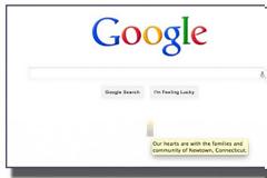 Έτσι θρηνεί η Google τα θύματα του Κονέκτικατ