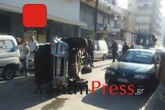 Αυτοκίνητο ντελαπάρισε στο κέντρο της Ξάνθης