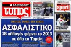 Επισκόπηση Ημερήσιου Τύπου 17-12-12