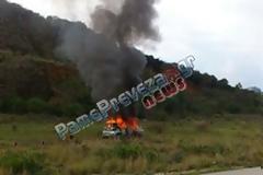Πρέβεζα - ΤΩΡΑ: Στις φλόγες αυτοκίνητο λίγο πριν την διασταύρωση της Πάργας