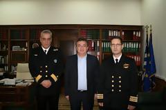 Εθιμοτυπική επίσκεψη του νέου Λιμενάρχη Ηρακλείου