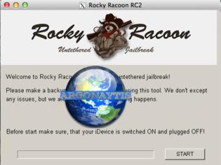 Φωτογραφία για Rocky Racoon version 2.0b1...untethered jailbreak ios 6