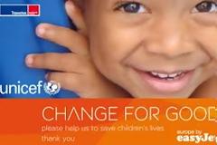 Η easyJet και η UNICEF γιορτάζουν τη συγκέντρωση δωρεάς €1 εκατομμυρίου από επιβάτες σε όλη την Ευρώπη