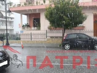 Φωτογραφία για Ισχυρή χαλαζόπτωση στον Πύργο! [video]