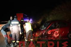 Hλεία: Δύο τραυματίες σε καραμπόλα στο Επιτάλιο