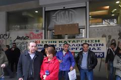 Κατάληψη στο κεντρικό κτήριο της Διοίκησης της ΣΤΑ.ΣΥ
