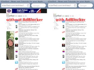 Φωτογραφία για AdBlocker: Cydia tweak update