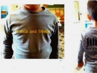 Φωτογραφία για Βάπτισε το παιδί της Τζιχάντ και το έστειλε σχολείο με μπλουζάκι που έγραφε είμαι βόμβα