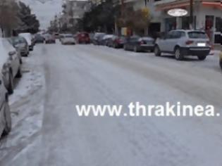 Φωτογραφία για Βίντεο από τη χιονισμένη Ορεστιάδα