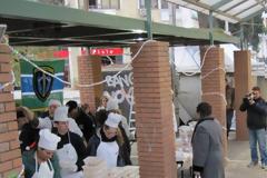 Γεύμα αγάπης από το Σύνδεσμο Εφέδρων Καταδρομέων Λέσβου και τη Σχολή ΟΑΕΔ