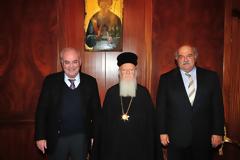 Ο Γραμματέας της Διακοινοβουλευτικής Συνέλευσης Ορθοδοξίας στον Οικουμενικό Πατριάρχη