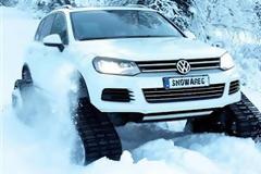 Το Touareg φόρεσε «χιονοπέδιλα»