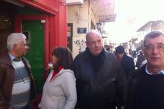 Ολοκληρώθηκε η επίσκεψη του Τέρενς Κουίκ στη Λέσβο