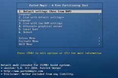 Parted Magic: δωρεάν διαχείριση των partitions