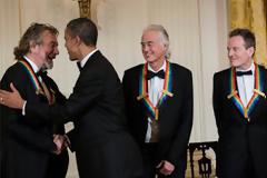Led Zeppelin: Δάκρυα και τιμές από τον Obama [video]