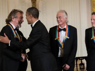 Φωτογραφία για Led Zeppelin: Δάκρυα και τιμές από τον Obama [video]