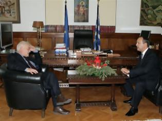 Φωτογραφία για Συνάντηση ΥΜΑΘ κ. Θεόδωρου Καραογλου με τον υπουργό διοικητικής μεταρρύθμισης και ηλεκτρονικής διακυβέρνησης κ. Αντώνιο Μανιτάκη