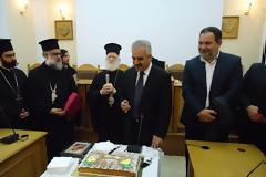 Κοπή πρωτοχρονιάτικης πίτας στην περιφέρεια Κρήτης