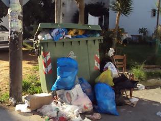 Φωτογραφία για Κάτω Αχαΐα: Παραμένουν στους δρόμους τα σκουπίδια από τις 28 Δεκεμβρίου - Δείτε φωτο