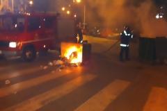 Φωτιά τα ξημερώματα σε κάδους απορριμμάτων σε Συκιές και Εύοσμο